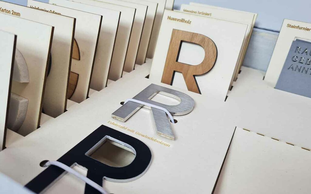 3D buchstaben