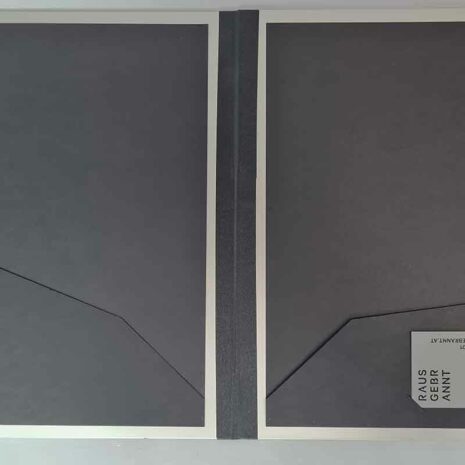 Präsentationsmappe Aus Aluminium Für A4 Offen Edle Präsentationsmappe