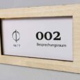 Türschild austauschbar