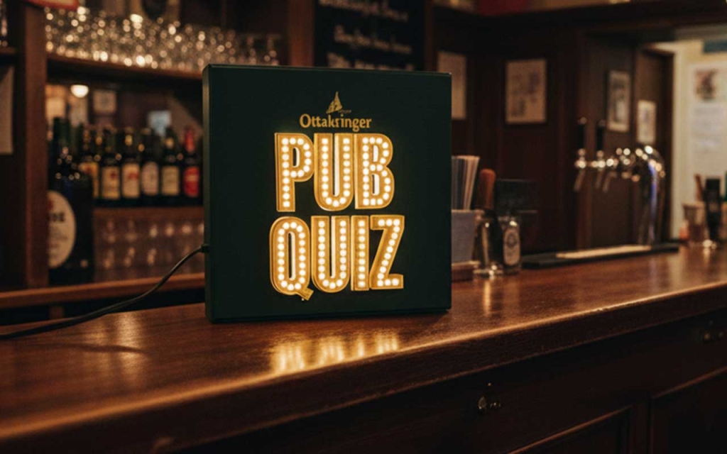 Leuchtbox mit 3D Buchstaben